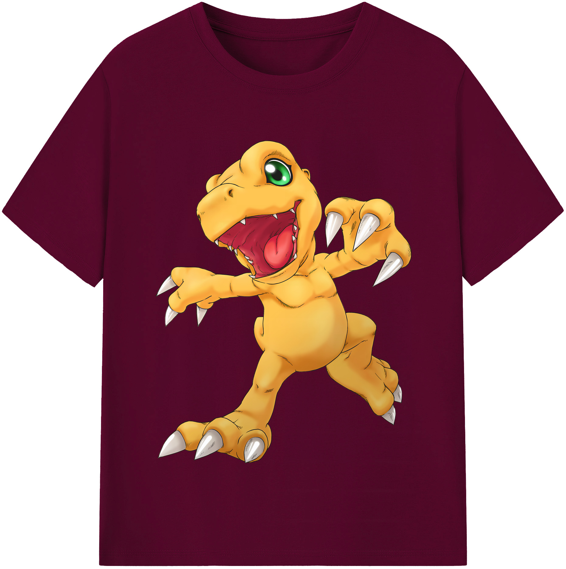 （画像用） Digimon デジタルモンスター/デジモン レディースカジュアルプリントTシャツ（綿100％）